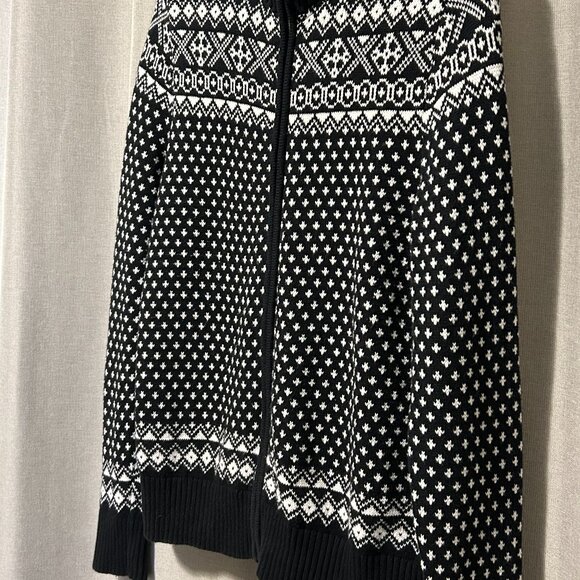 TOMMY HILFIGER Nordic Knit Fair Isle Zip Jacket - Cotton Wool Blend - Men S Wm M - Picture 2 of 8